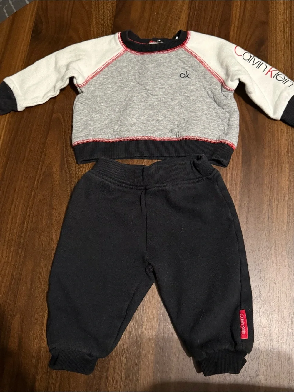 Baby boy Calvin Klein sweater and pants set